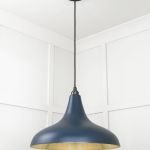 Smooth Brass Frankley Pendant in Dusk