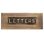 Heritage Brass - Embossed Letterplate