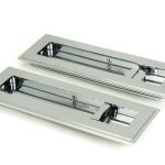 Anvil Art Deco Rectangular Pull - Privacy Set