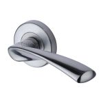 Sorrento - Treviso Door Handle on Round Rose