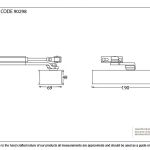 Black Size 3 Door Closer & Cover