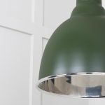 Smooth Nickel Brindley Cluster Pendant in Heath