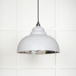 Smooth Nickel Harborne Pendant in Flock