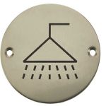 Stainless Steel Shower Symbol