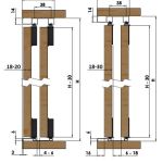 P C Henderson SlideLite 50 Sliding Wardrobe Door Kit