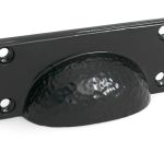 Anvil Hammered Art Deco Drawer Pull Handle