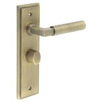 Burlington Westminster Door Handles On Back Plate with Turn & Release