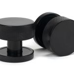 Anvil Brompton Mortice/Rim Knob Set (Plain)