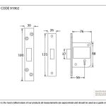 BS 5 Lever Deadlock KA