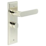 Burlington Kensington Door Handles On Back Plate with Turn & Release