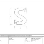 From The Anvil Satin Chrome Letter