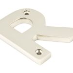 From The Anvil Polished Nickel Letter