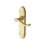 Heritage Brass - Savoy Door Handle on Plate