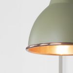 Smooth Copper Brindley Wall Light in Tump
