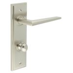 Burlington Mayfair Door Handles On Back Plate with Turn & Release