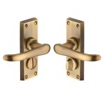 Heritage Brass - Windsor Short Door Handle on Plate