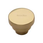 Heritage Brass - Round Stepped Cabinet Knob