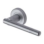 Heritage Brass - Alicia Door Handle on Round Rose