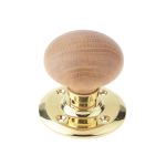 Jedo French Oak Mortice Door Knobs
