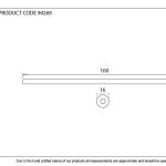 Aluminium 100mm Joining Bar