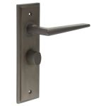 Burlington Mayfair Door Handles On Back Plate with Turn & Release