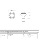 From The Anvil Ringed Cabinet Knob