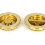 Anvil Art Deco Round Pull - Privacy Set
