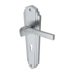 Heritage Brass - Waldorf Door Handle on Plate