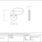 From The Anvil Oval Escutcheon & Cover