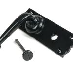 Black Oak Lever Bathroom Set