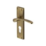 Heritage Brass - Sophia Door Handle on Plate
