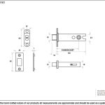Anvil Heavy Duty Tubular Deadbolt