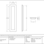 From The Anvil Plain Privacy Rectangular Pull Set