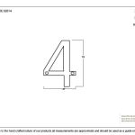 From The Anvil Aged Bronze Numeral