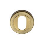 Heritage Brass - Oval Profile Cylinder Escutcheon Round - V4010