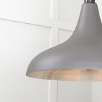 Smooth Nickel Frankley Pendant in Bluff