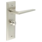 Burlington Mayfair Door Handles On Back Plate with Turn & Release