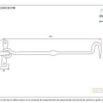Anvil Forged Cabin Hook