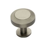 Heritage Brass - Ridge Cabinet Knob with Rose