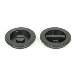 Anvil Art Deco Round Pull - Privacy Set