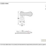 Anvil Beehive Escutcheon