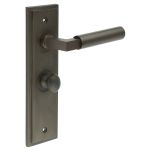 Burlington Westminster Door Handles On Back Plate with Turn & Release