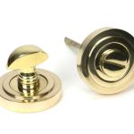 Anvil Round Thumbturn Set (Art Deco)