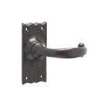 Antique Regal Suite Lever on Back Plate