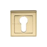 Heritage Brass - Euro Profile Cylinder Escutcheon Square - DEC7020