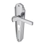 Heritage Brass - Waldorf Door Handle on Plate