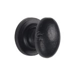 M.Marcus - Matt Black Iron Oval Cabinet Knob