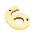 From The Anvil Polished Brass Numeral