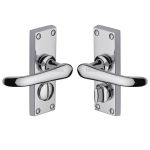 Heritage Brass - Windsor Short Door Handle on Plate