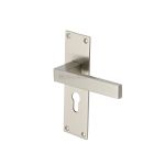 Heritage Brass - Metro Door Handle on Plate